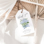 Étiquettes-cadeau Blue Hydrangea Bouquet Blue Ribbon Fête des mariée<br><div class="desc">Ce magnifique design présente des fleurs bleues d'hydrangée et de petits rubans bleus. Ajoutez vos informations à l'aide du formulaire modèle. Utilisez pour n'importe quelle occasion. La fonction Personnaliser supplémentaire permet d'accéder au menu d'édition avancé où vous pouvez modifier la police,  les couleurs et la disposition du texte.</div>