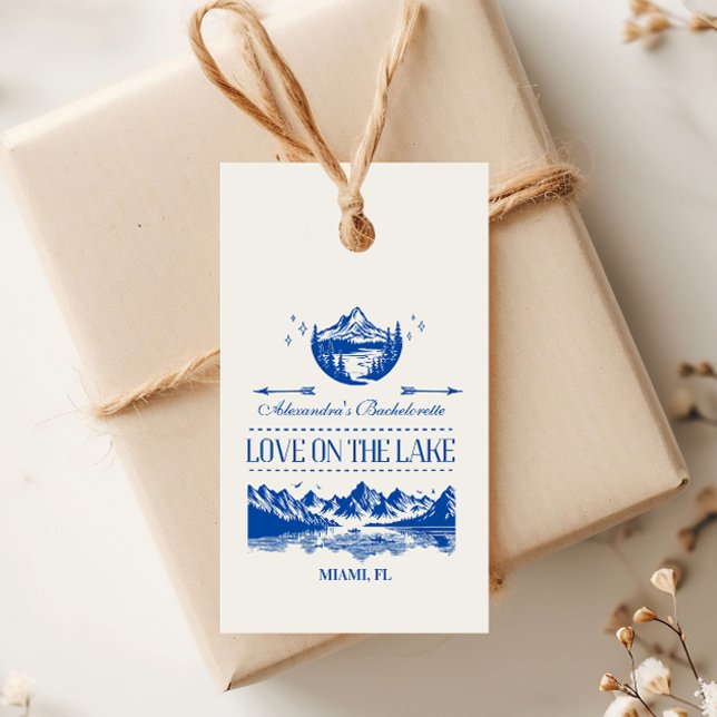 Étiquettes-cadeau Blue Nautical Party Thème (Créateur téléchargé)