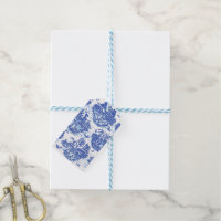 Blue Willow Animal Rabbit Cerf Fox Bird Toile