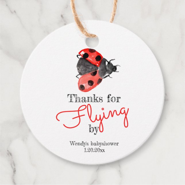 Étiquettes Cadeau Bogue mignonne fille fille baby shower de faveur t (Devant)