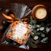 Boho Baby in Bloom Fall Floral Frame Baby shower