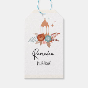Étiquettes-cadeau Boho Elegant Ramadan Mubarak tag cadeau