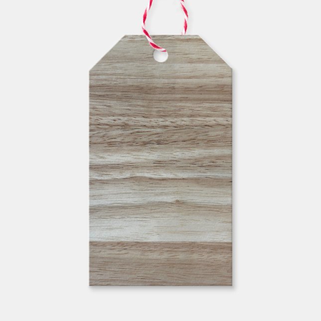 Étiquettes-cadeau Bois de caoutchouc (Devant)