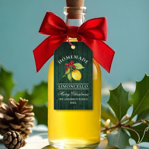 Étiquettes-cadeau Bois vert Limoncello Imprimer Noël