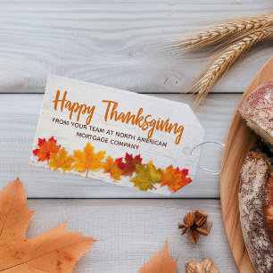 Étiquettes-cadeau Bon thanksgiving Automne Quitte l'activité personn