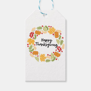 Étiquettes-cadeau BON THANKSGIVING, guirlande de thanksgiving,