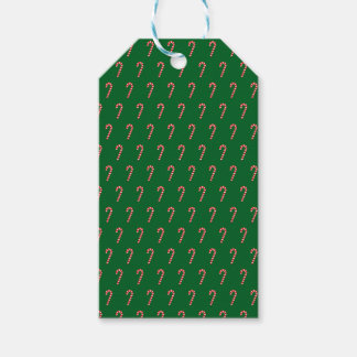Étiquettes-cadeau Bonbon traditionnel canne & vert