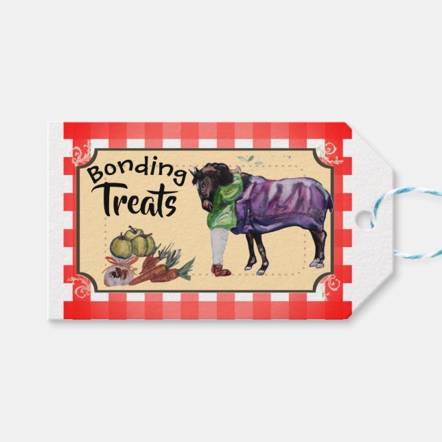 Étiquettes-cadeau bonification (Devant (Horizontal))