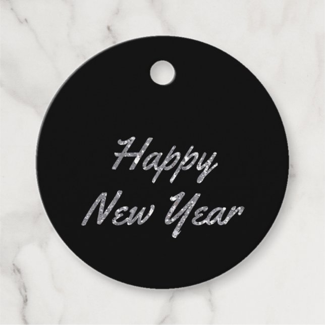Étiquettes Cadeau Bonne année - (Devant)