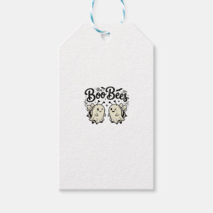 Étiquettes-cadeau Boo Bees Modèle de abeille fantôme Halloween vinta