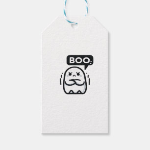 Étiquettes-cadeau Boo De Désapprobation Drôle Citation