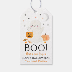 Étiquettes-cadeau BOO Ghost Halloween Favween Treat