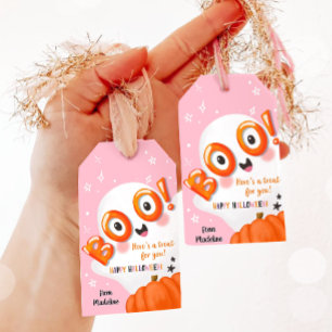 Étiquettes-cadeau Boo ! Halloween mignonne Ghost Treat for You Favor