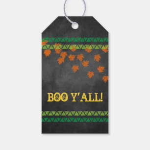 Étiquettes-cadeau BOO Y'ALL Fall Famille Amicale Halloween du Sud
