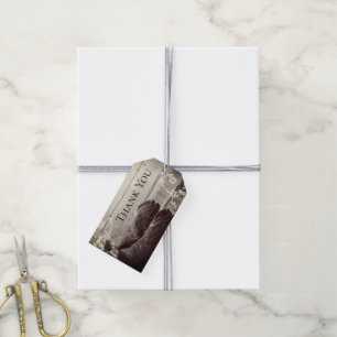 Étiquettes-cadeau Boot rustique Cowboy Western Quinceañera Merci