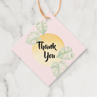 Étiquettes Cadeau Botanical Thank You Tags | Gift Tag