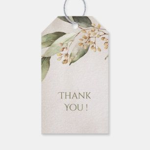 Étiquettes-cadeau Botanique verdure vintage rustique couple cadeau