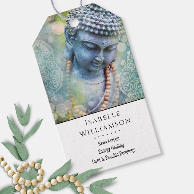 Étiquettes-cadeau Bouddha Zen Reiki Méditation Yoga Sacré Spirituel (Créateur téléchargé)