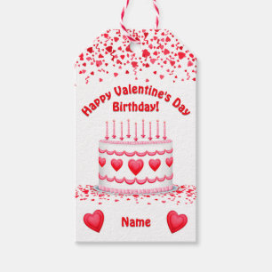 Étiquettes-cadeau Bougies personnalisées pour gâteau d'anniversaire