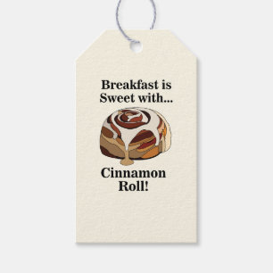 Étiquettes-cadeau Boulangerie de petits pains sucrés au cinnamon per