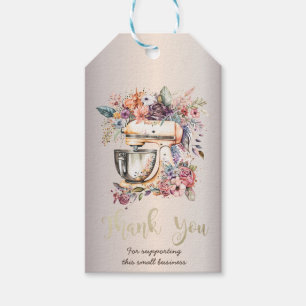 Étiquettes-cadeau Boulangerie Floral Mixer