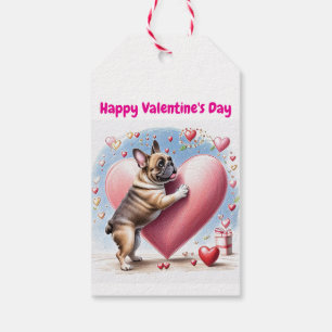Étiquettes-cadeau Bouledogue français French Bulldog 