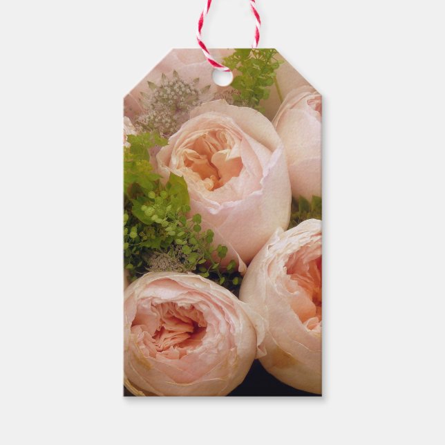 Étiquettes-cadeau Bouquet De Rose (Devant)