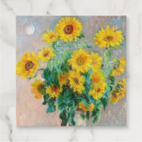 Bouquet de tournesols Claude Monet