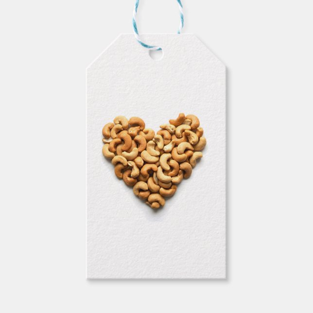 Étiquettes-cadeau Bouton Cashew (Devant)