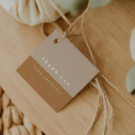 Étiquettes Cadeau Bouton de couleur Brouiller les balises Favoriser<br><div class="desc">Des étiquettes cadeaux minimalistes modernes avec une typographie audacieuse et un beau bloc de couleur terre et rose vif.</div>