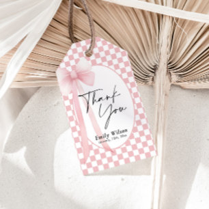 Étiquettes-cadeau Bow Merci