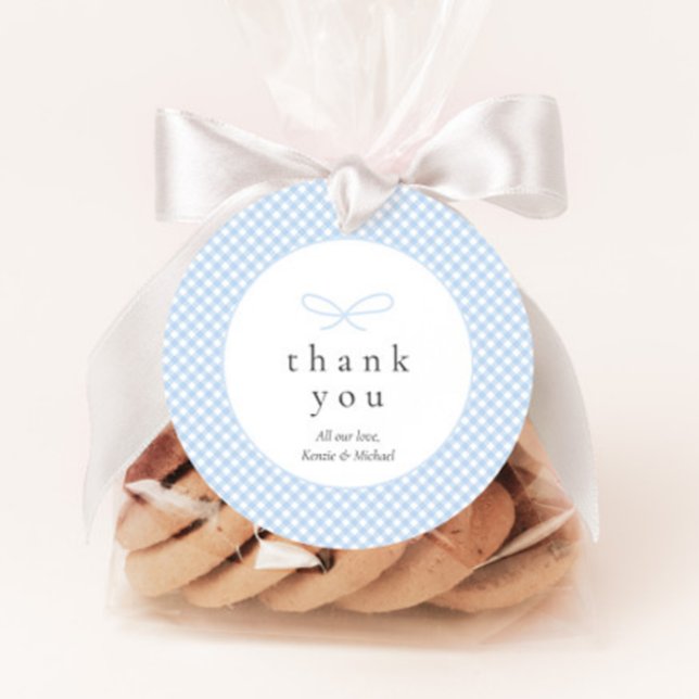 Étiquettes Cadeau Bow simple et moderne (Créateur téléchargé)