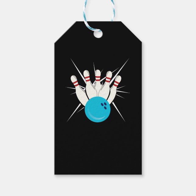 Étiquettes-cadeau Bowling Bliss (Devant)
