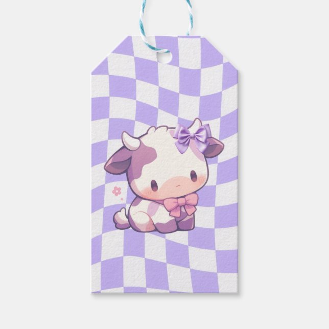 Étiquettes-cadeau Bows & Bull's Gift Tag (Devant)