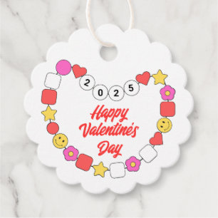 Étiquettes Cadeau Bracelet d'amitié Bejeweled Valentine's Day