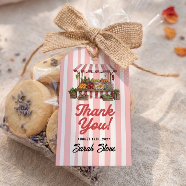 Étiquettes-cadeau  Bridal Shower Fresh Off The Market (Créateur téléchargé)