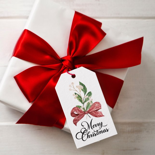 Étiquettes Cadeau Brin de Noël Joyeux (Créateur téléchargé)