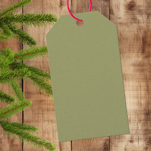 Étiquettes-cadeau Brossage vert feuillus tendance - Tags Cadeaux sol