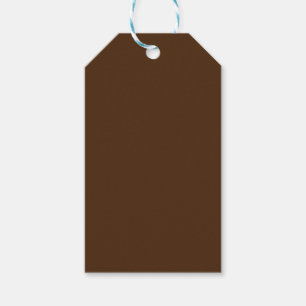 Étiquettes-cadeau Brown #4D2A10, Crocodile