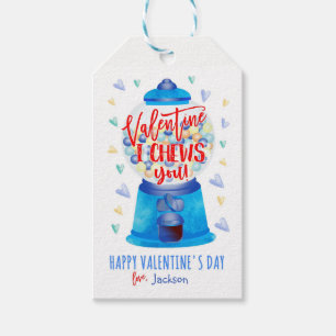 Étiquettes-cadeau Buble Gum Valentine Card, Choisissez Vous Valentin