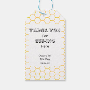 Étiquettes-cadeau Bumble Bee Anniversaire Fête Merci Favoriser Tags