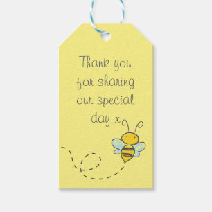 Étiquettes-cadeau Bumble Bee Merci