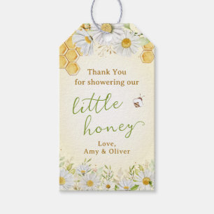 Étiquettes-cadeau Bumblebee Little Honey Bee Baby shower Merci