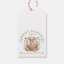 Bunny Blossom Easter Rabbit in Floral Basket