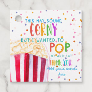 Étiquettes Cadeau ça peut sembler cory merci popcorn volontaire