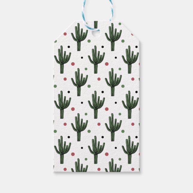 Étiquettes-cadeau Cactus (Devant)