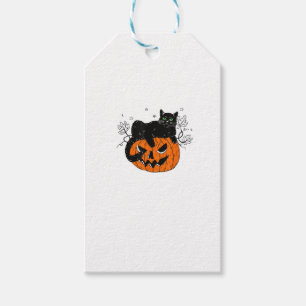 Étiquettes-cadeau Cadeau Amoureux des chats d'Halloween Femme Chat n