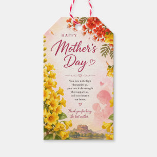 ÉTIQUETTES-CADEAU CADEAU D'AMOUR POUR LA FÊTE DES MÈRES 
