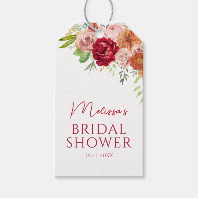 Étiquettes-cadeau Cadeau de fête de mariage Tomber amoureux  (Devant)