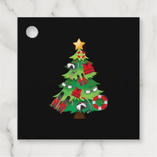 Étiquettes Cadeau Cadeau de Noël Natation Arbre de Noël G